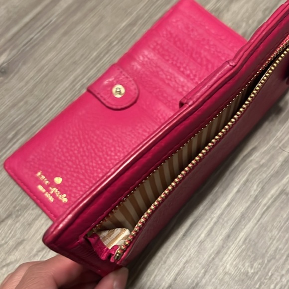 Kate Spade New York Grand Street Stacy Wallet in Sweetheart Pink Leather - Picture 5 of 5